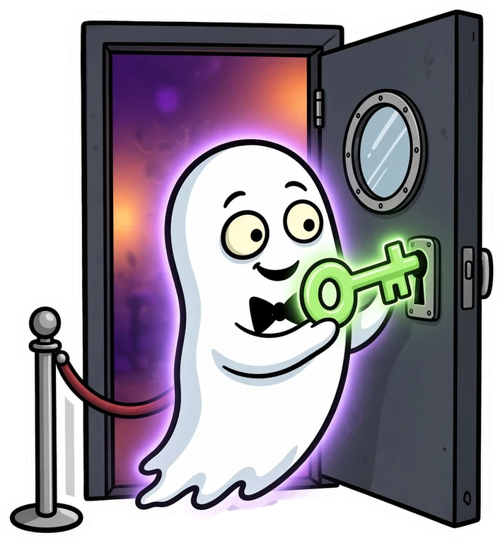 Gus lets you in